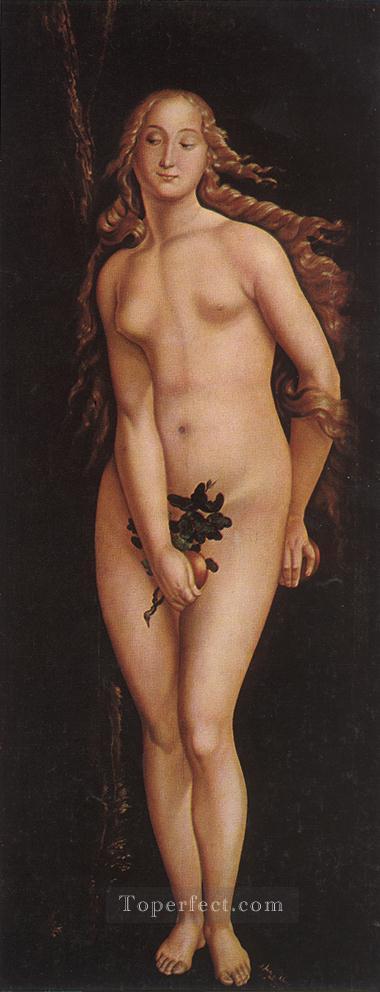 Eva pintor desnudo Hans Baldung Pintura al óleo